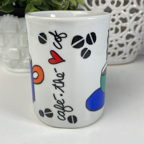 Danesco Mug Coffee Tea Vintage Bright Colours - Picture 3 of 10